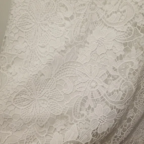 NWT Lilly Pulitzer Strapless Sienna White Lace dress SZ 8 - Picture 3 of 9